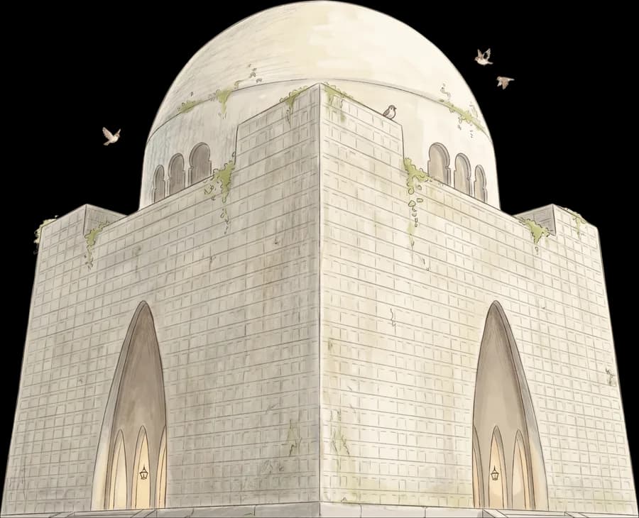 Mazar-e-Quaid illustration