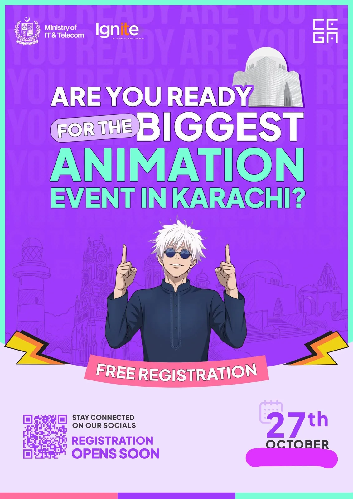 Are you ready for the biggest animation event in Karachi? Free registration, 27th October