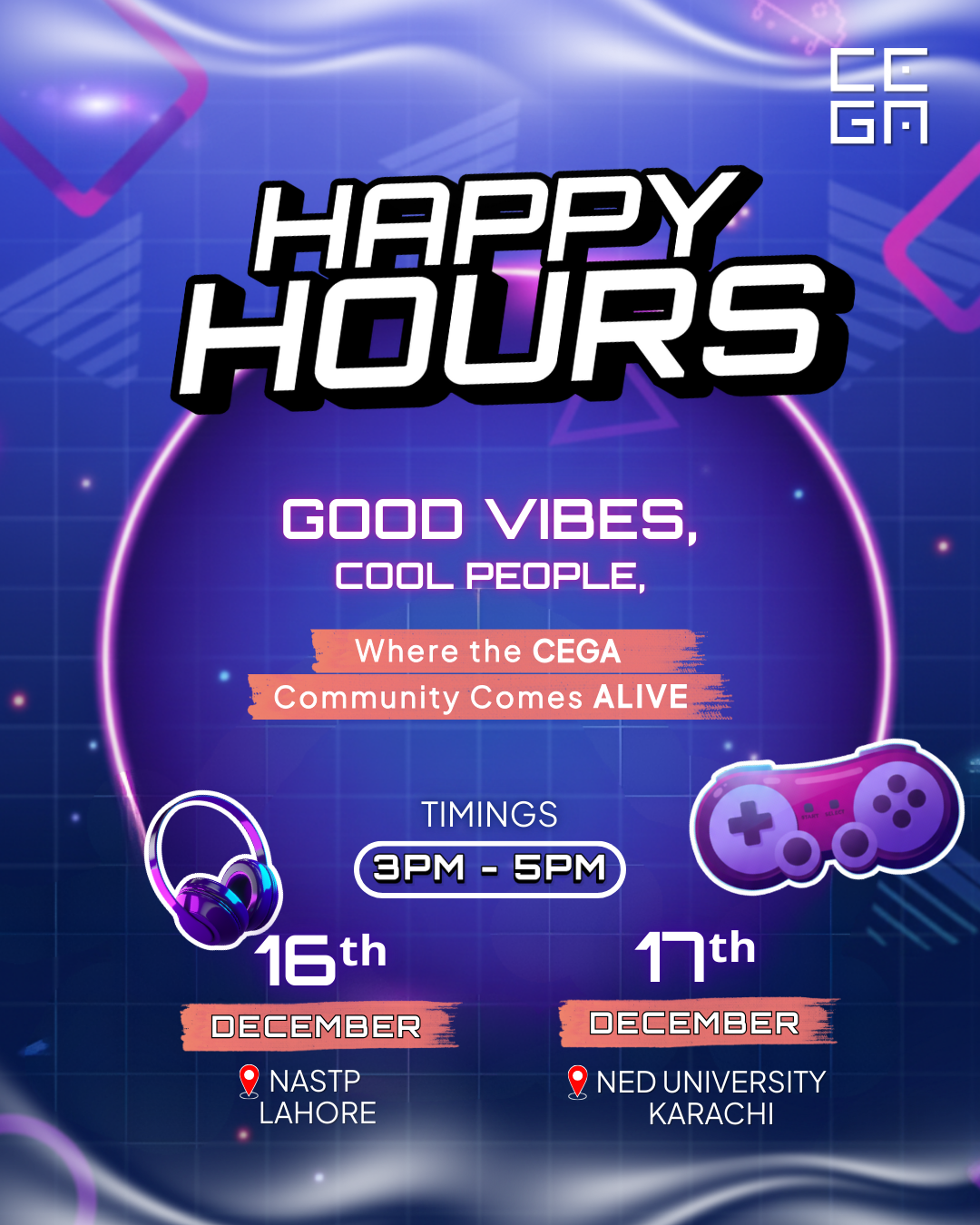 CEGA Happy Hour - Lahore